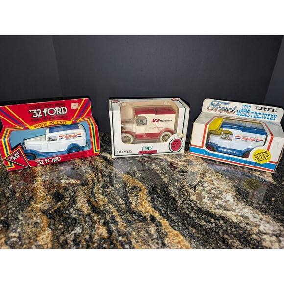 ERTL Collectors Banks Delivery Trucks Lot New Old Stock - Picture 1 of 8